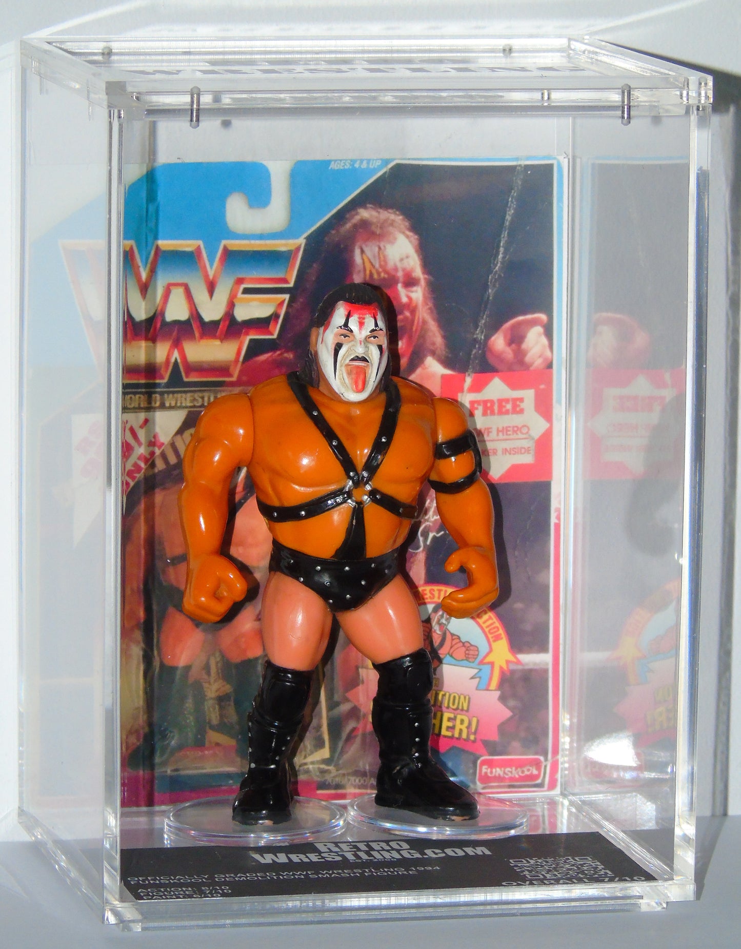 Officially Graded WWF Wrestling 1994 Funskool Demolition Smash Figure