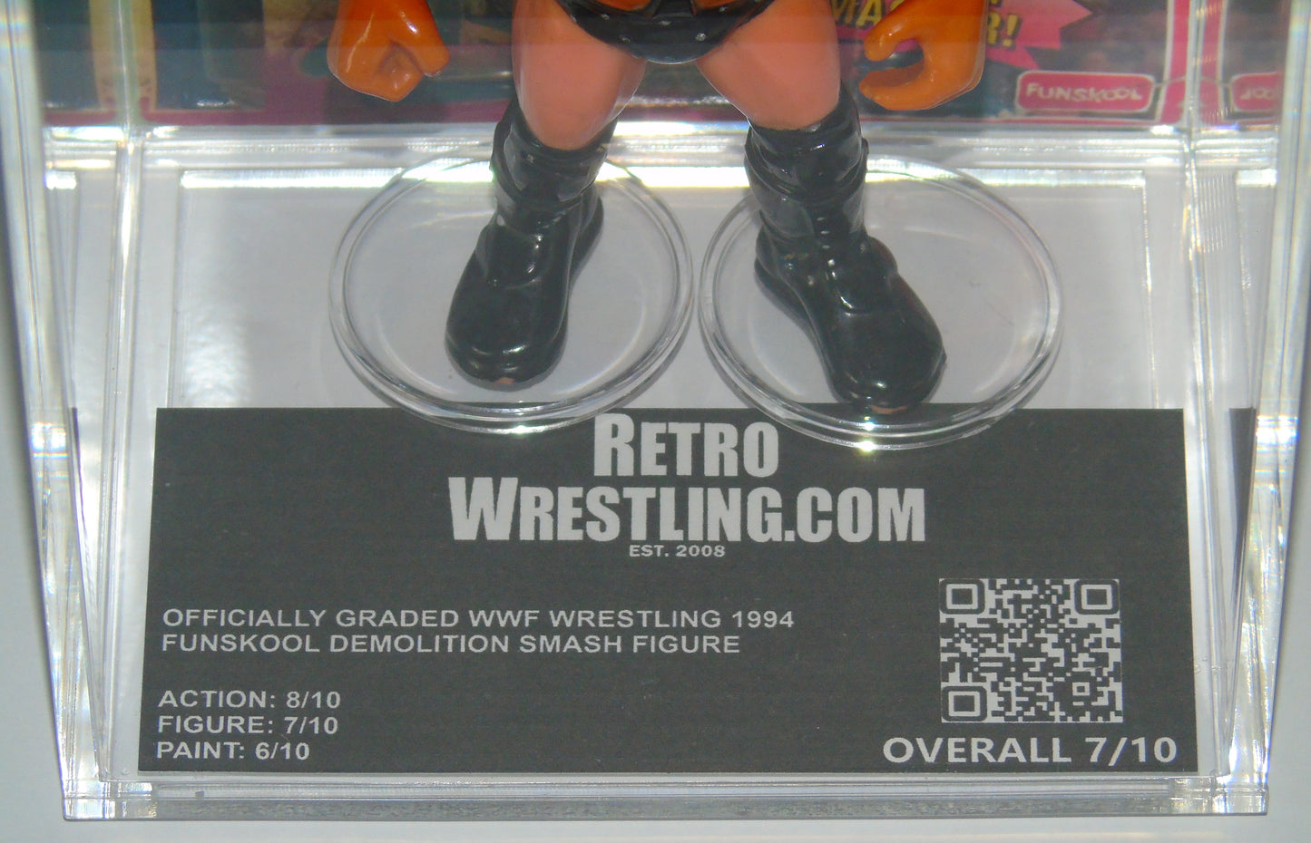 Officially Graded WWF Wrestling 1994 Funskool Demolition Smash Figure
