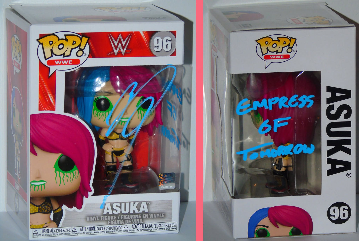 Asuka WWE Funko Pop! Vinyl Signed Figure