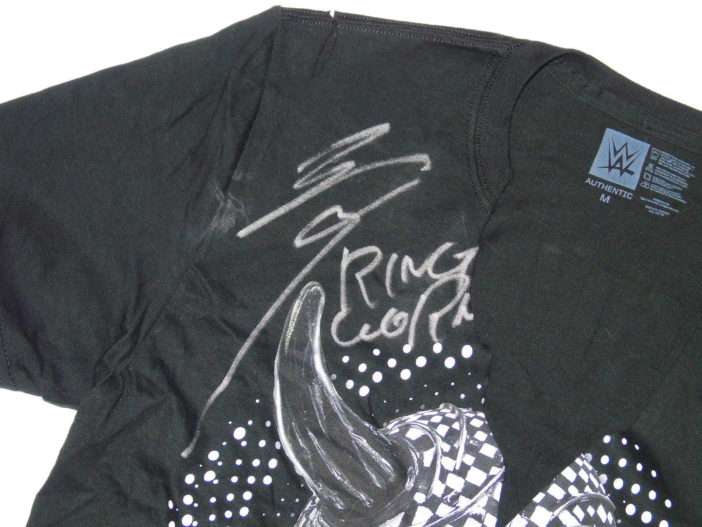 Asuka Ring Worn & Signed WWE Wrestling Shirt