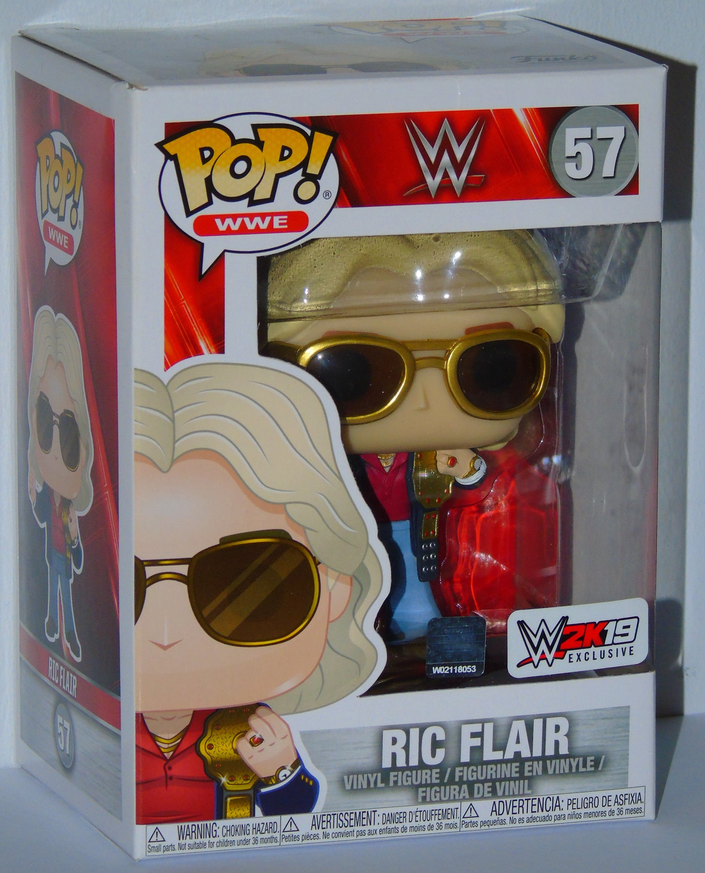 NATURE BOY RIC FLAIR WWE 2K19 VIDEO GAME EXCLUSIVE FUNKO POP VINYL SET