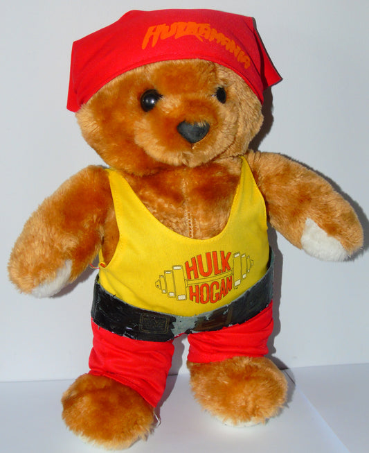 WWF Hulk Hogan Hulkamania Vintage 1991 Workout Bear