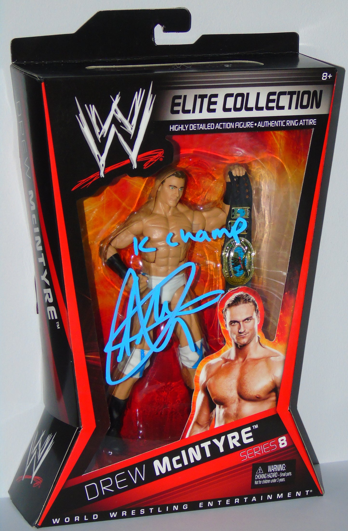 Drew McIntyre Signed WWE Mattel Elite Series 8 Figure