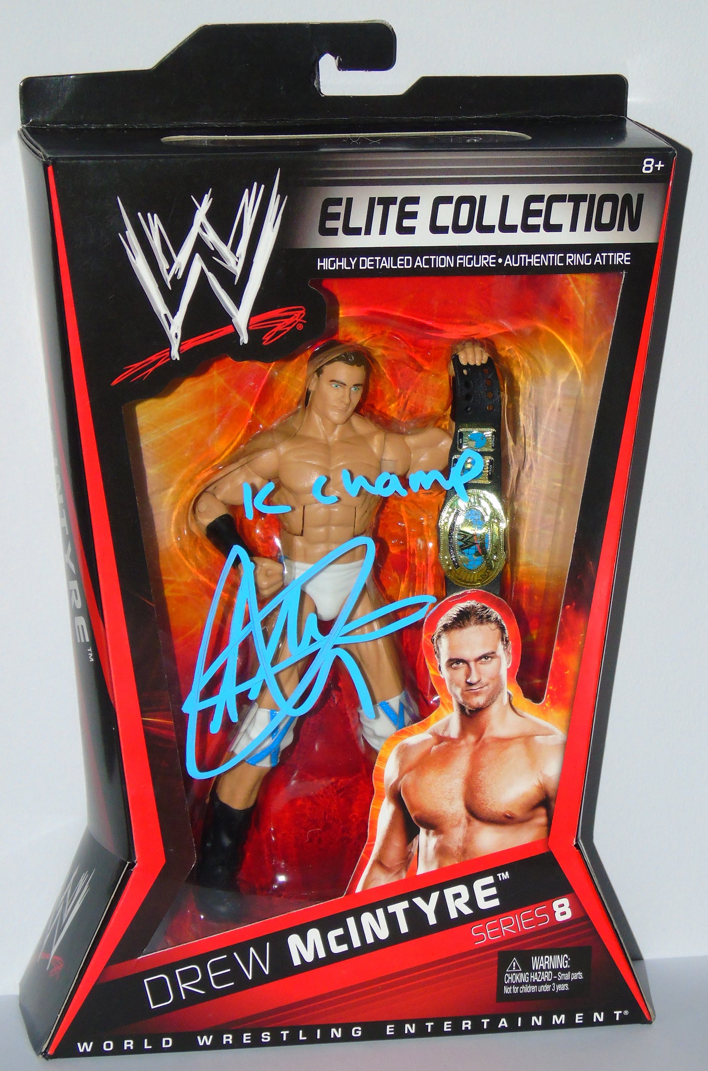 Drew McIntyre Signed WWE Mattel Elite Series 8 Figure