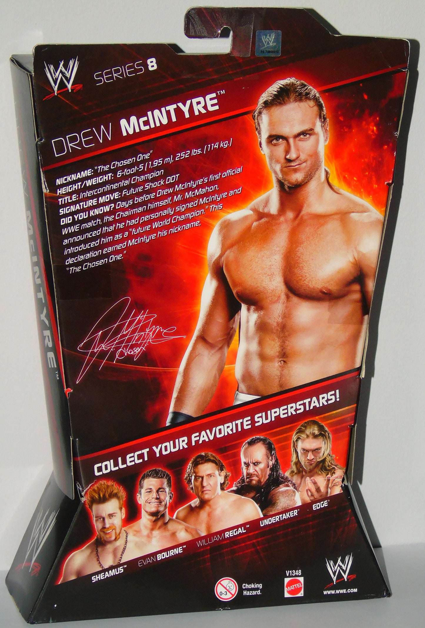 Drew McIntyre Signed WWE Mattel Elite Series 8 Figure