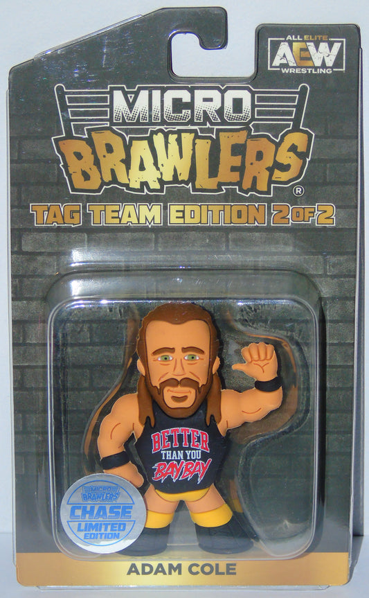 ADAM COLE CHASE LIMITED EDITION AEW MICRO BRAWLERS FIGURE