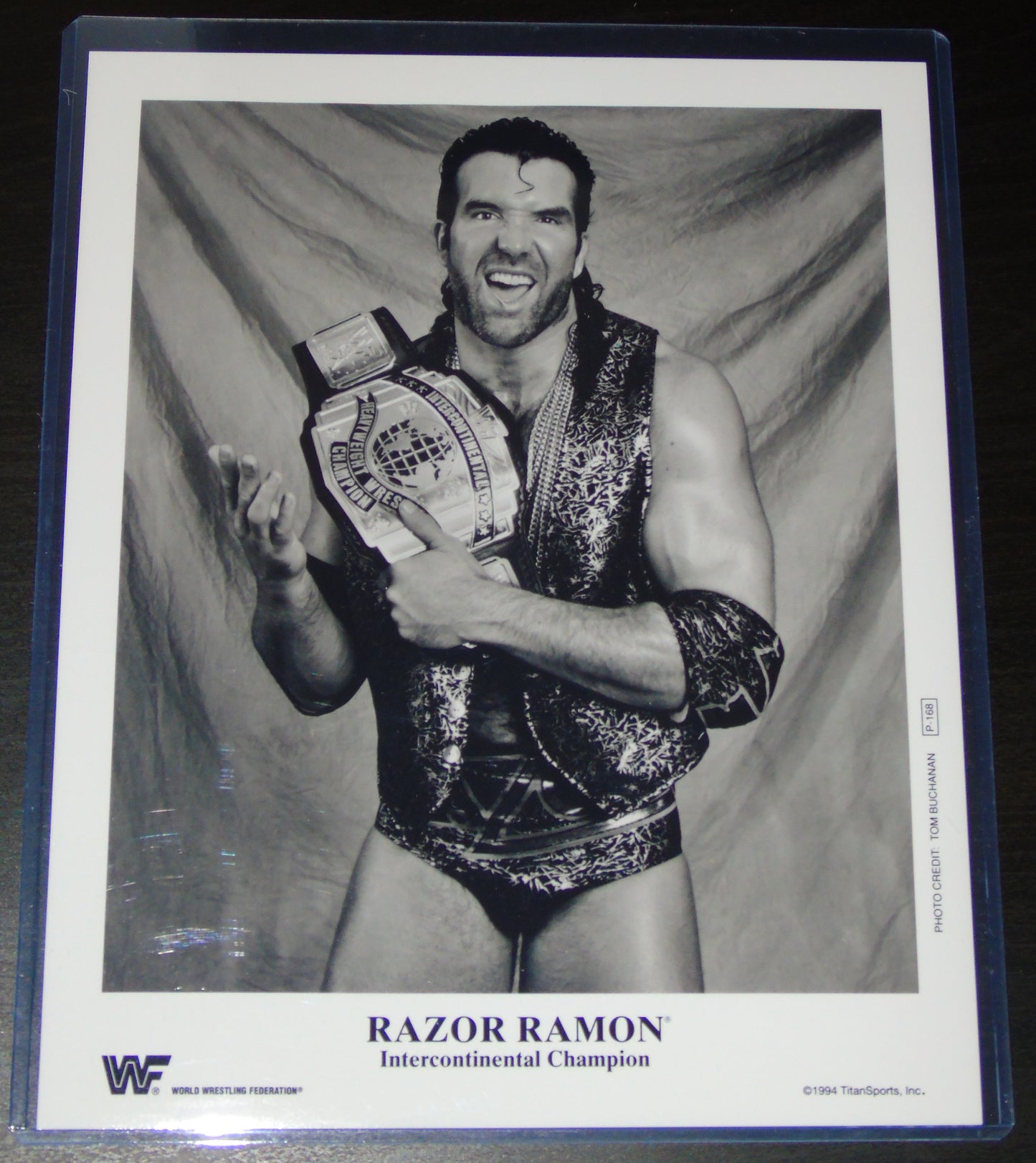 Razor Ramon WWF Wrestling Official P-168 Promo Photo