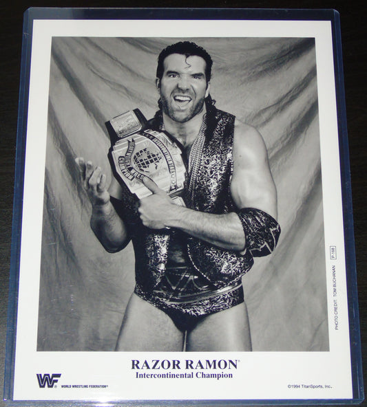 Razor Ramon WWF Wrestling Official P-168 Promo Photo