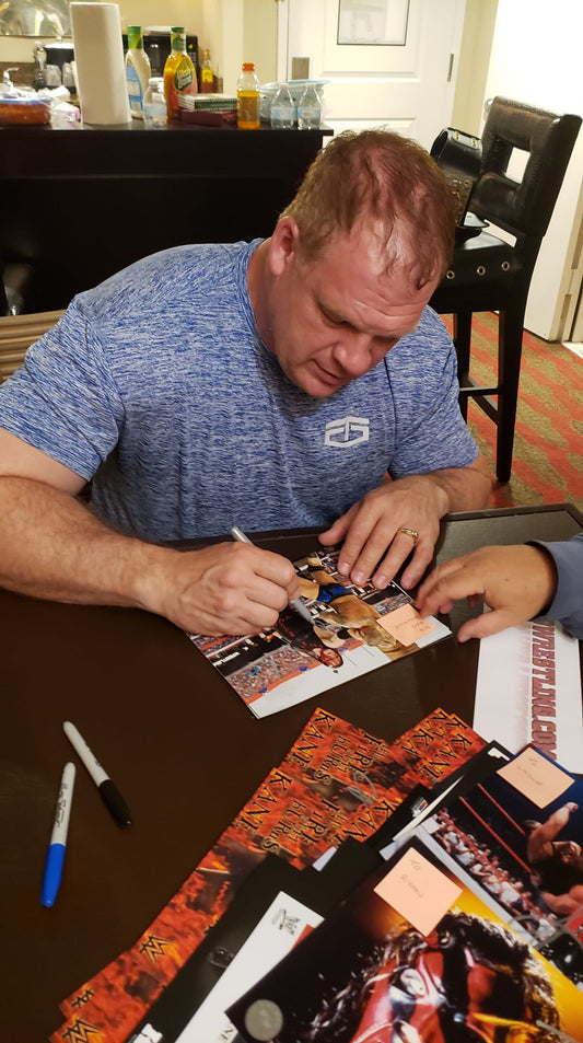 Kane Signed WWE Photo