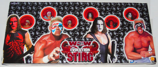 WCW The Evolution of Sting Action Figure Set