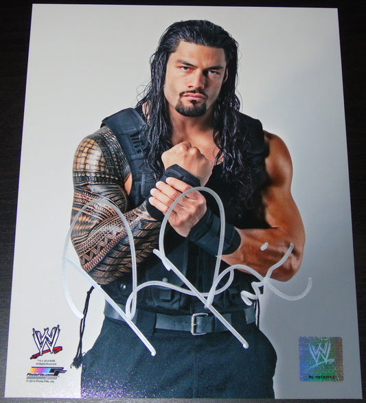 Roman Reigns Signed WWE Photofile