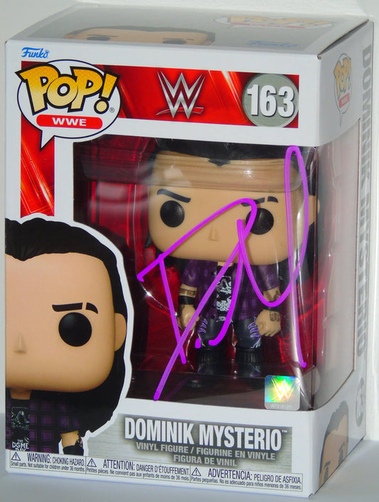 Dirty Dominik Mysterio Signed WWE Funko Pop! Vinyl Figure