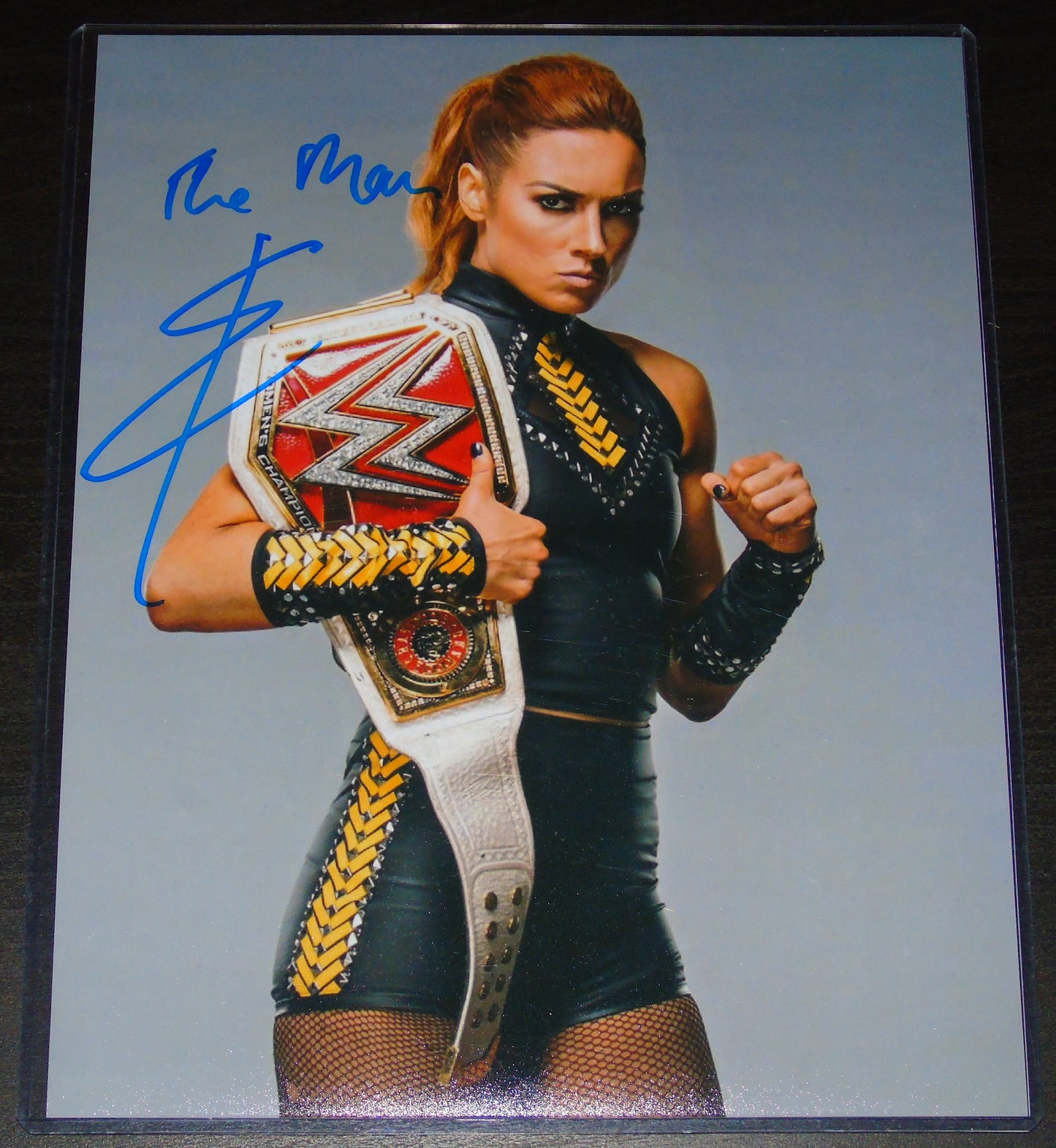 Becky Lynch Signed WWE Wrestling Photo