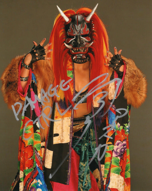 Asuka WWE Damage CTRL Signed Photo with Japanese inscription!