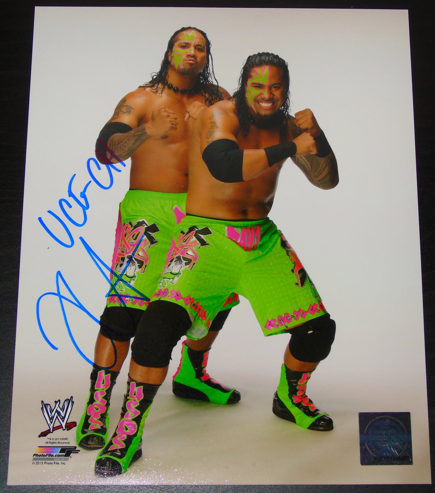 Jey Uso WWE Signed Photofile