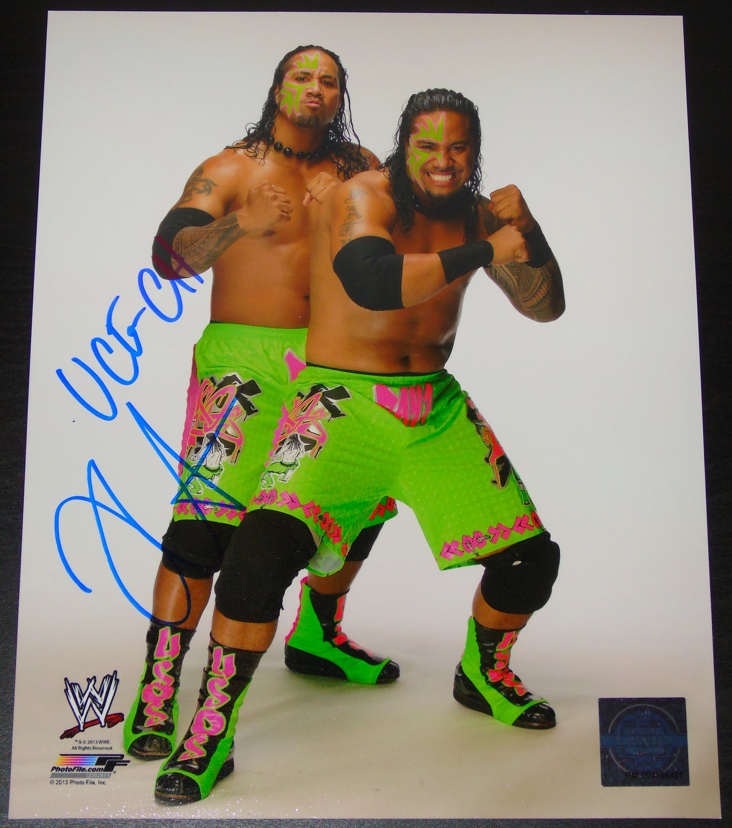 Jey Uso WWE Signed Photofile