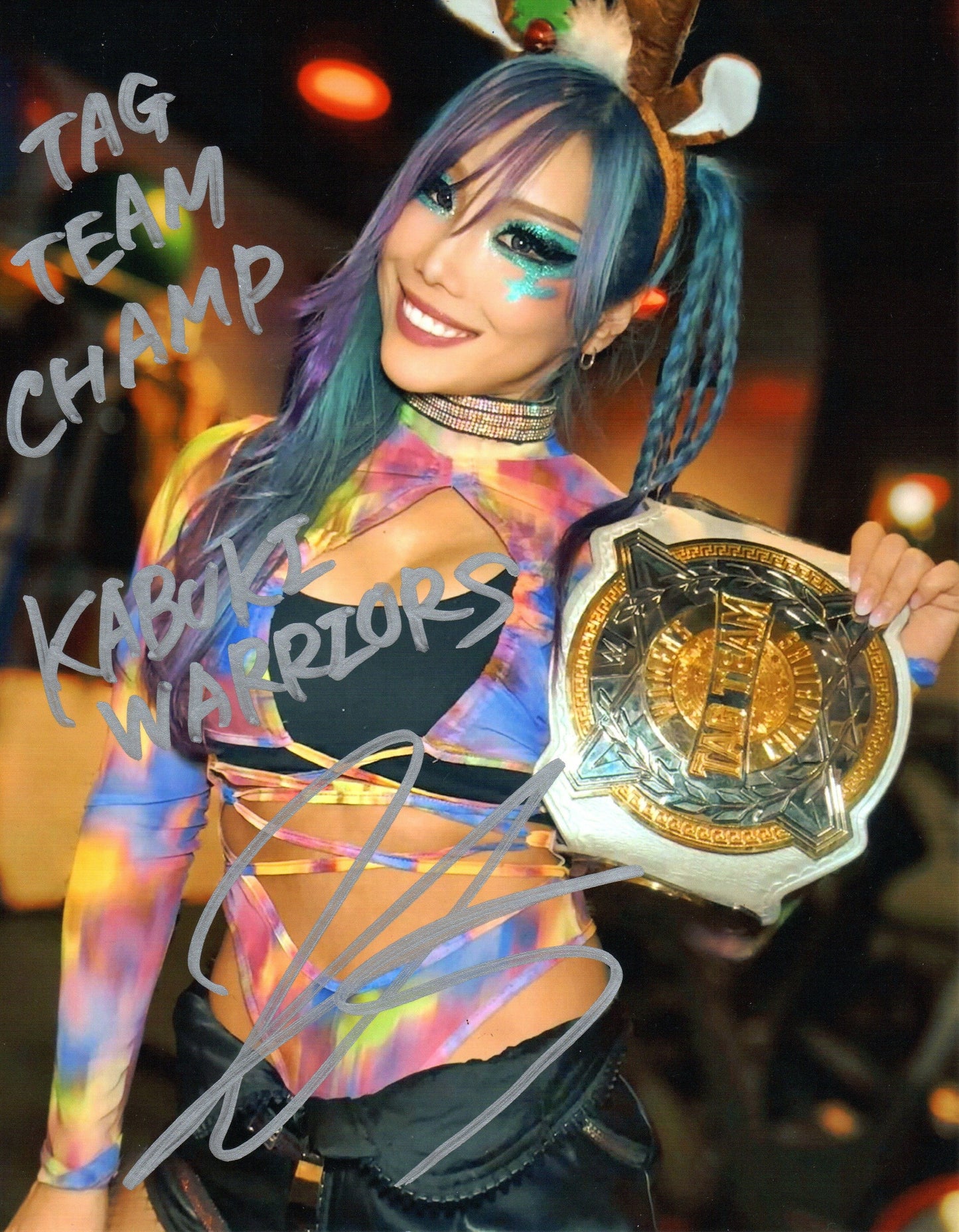 Kairi Sane Signed WWE Photo