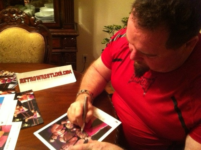 Hart Foundation Signed WWF Wrestling Photo