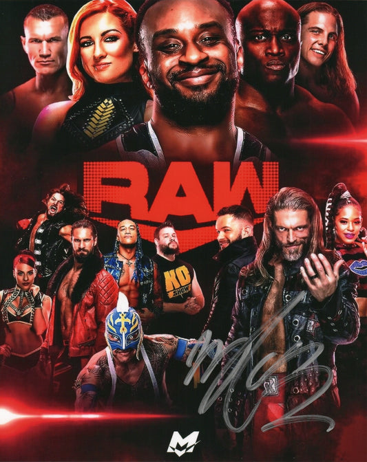 Finn Balor Signed WWE Wrestling Raw Photo