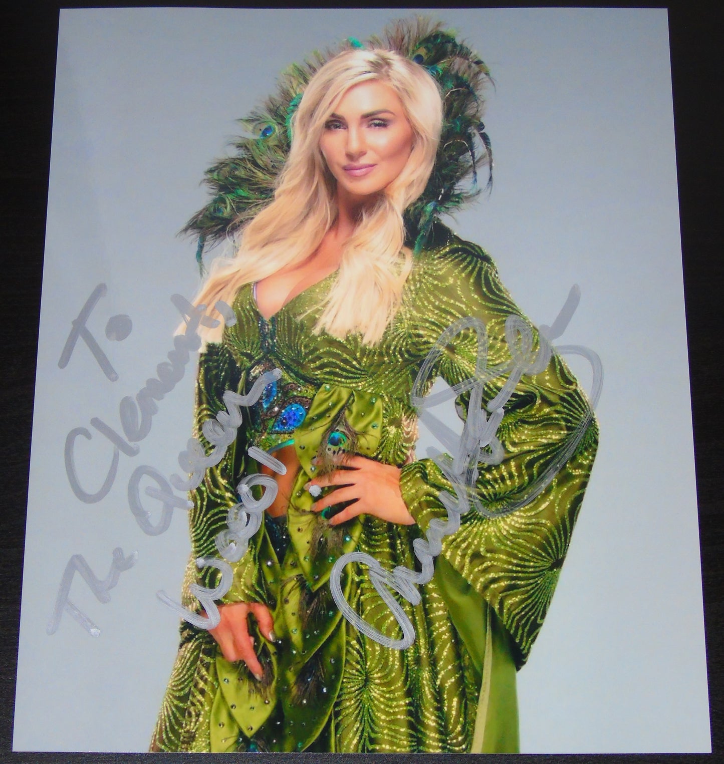 Charlotte Flair Signed WWE Photo