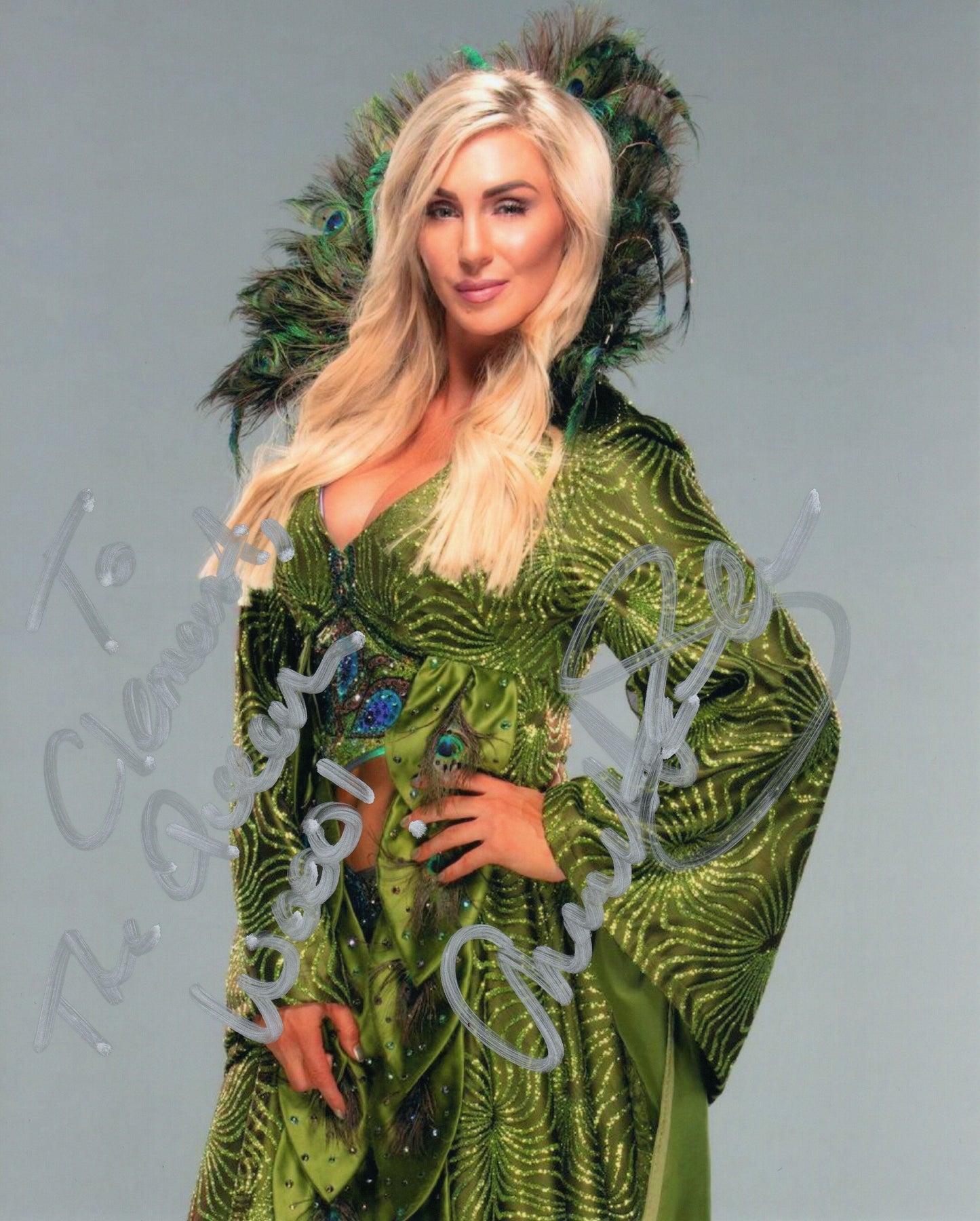 Charlotte Flair Signed WWE Photo