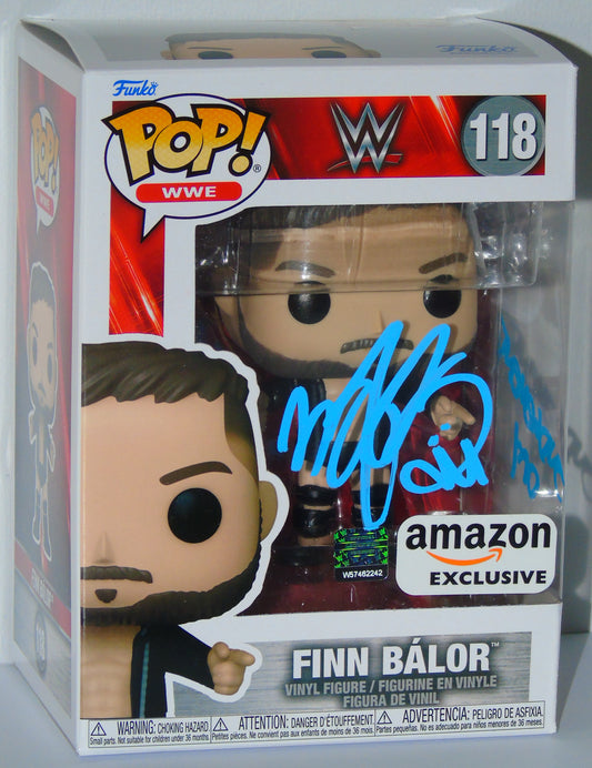 Finn Balor Signed Funko WWE Wrestling Pop! Vinyl Figure Amazon Version