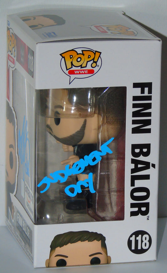 Finn Balor Signed Funko WWE Wrestling Pop! Vinyl Figure Amazon Version