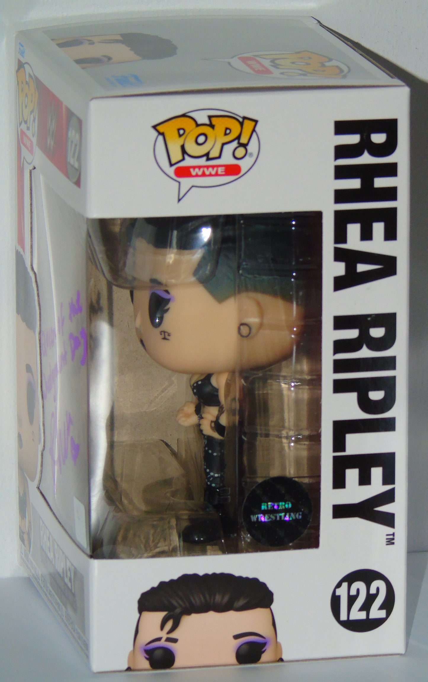 Rhea Ripley Signed Funko WWE Wrestling Pop! Vinyl Figure