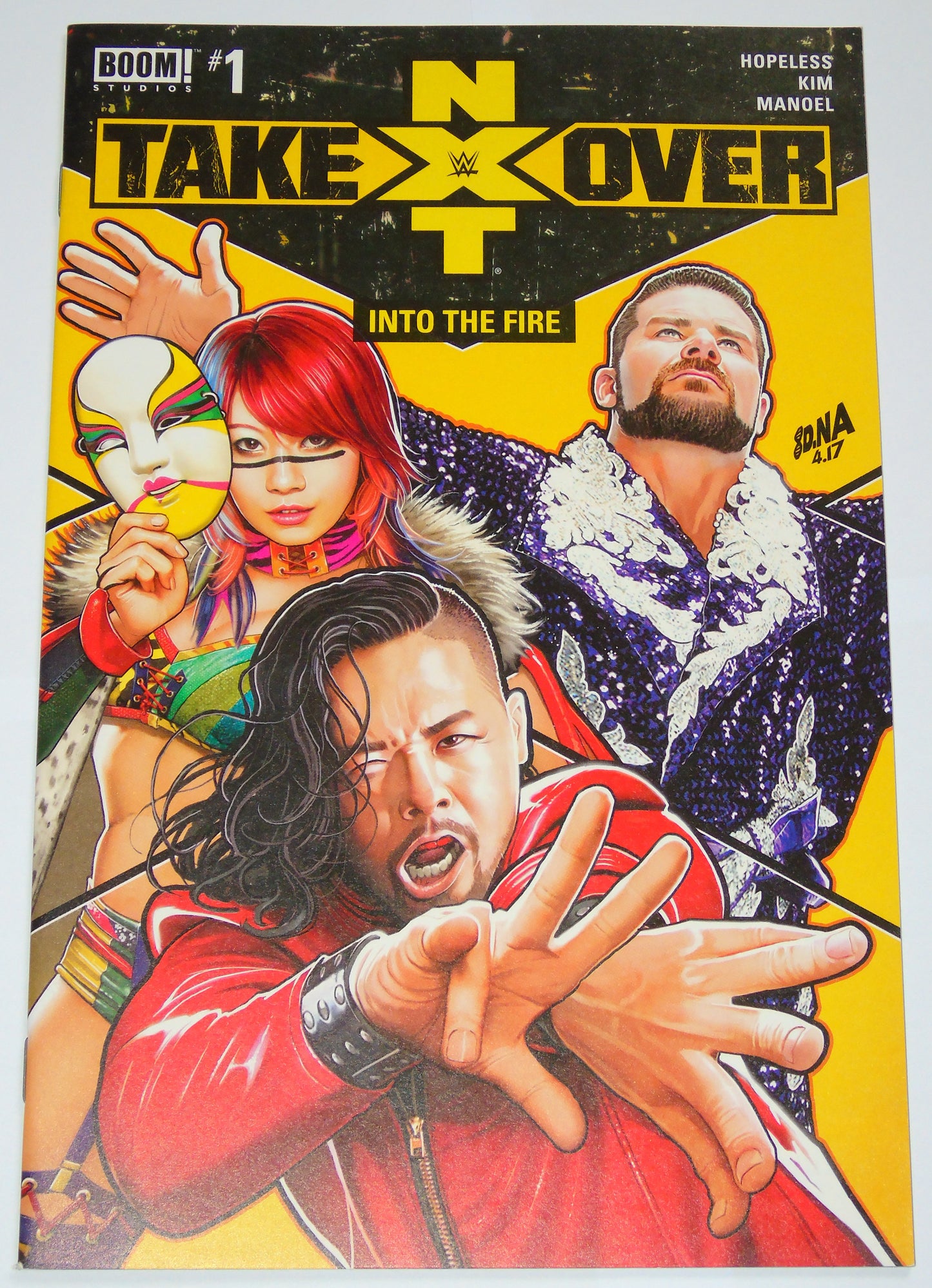 Deposit payment for Asuka signed WWE Wrestling Comic