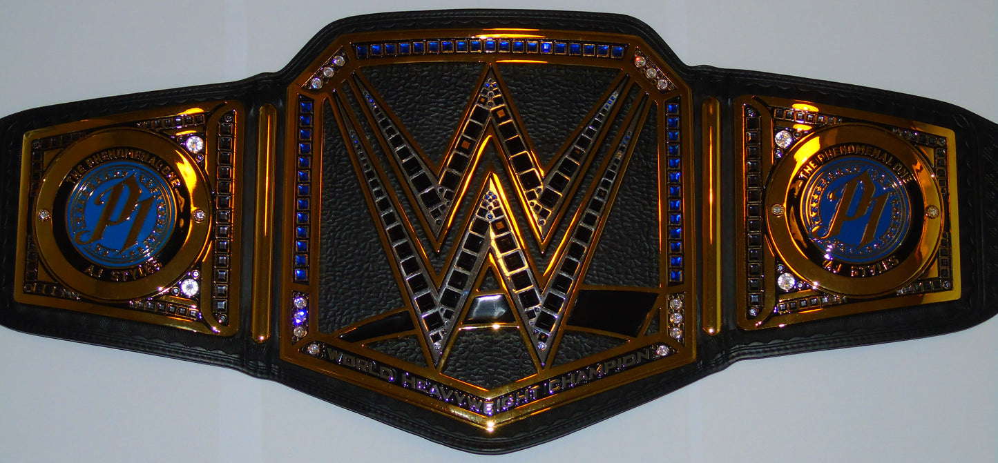 AJ Styles Signed WWE Replica Title Belt