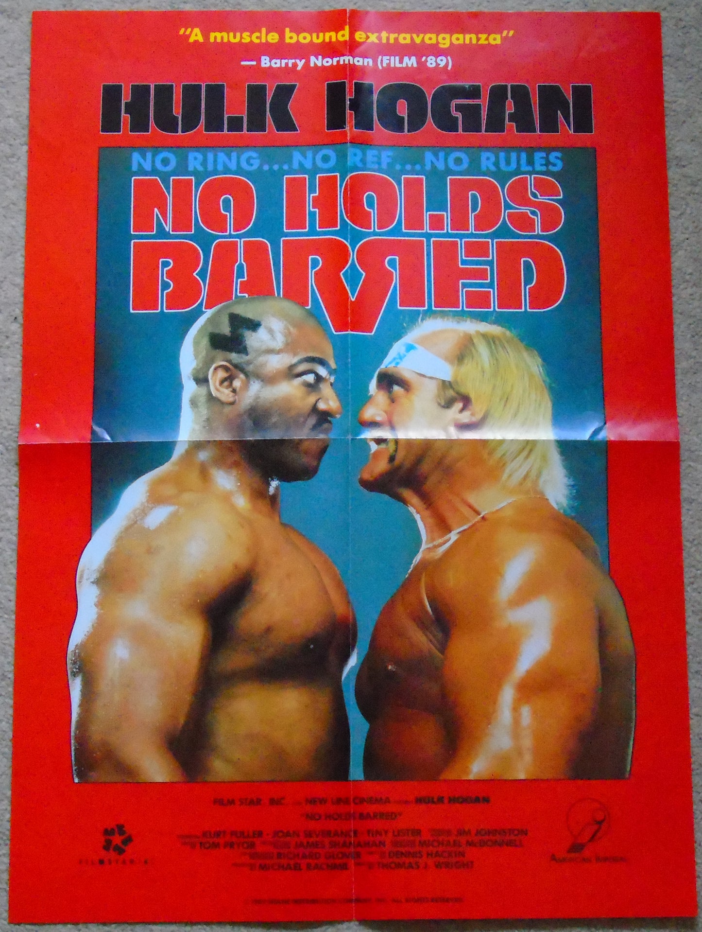 No Holds Barred WWF WWE Wrestling Official Movie Promo Photos & Poster