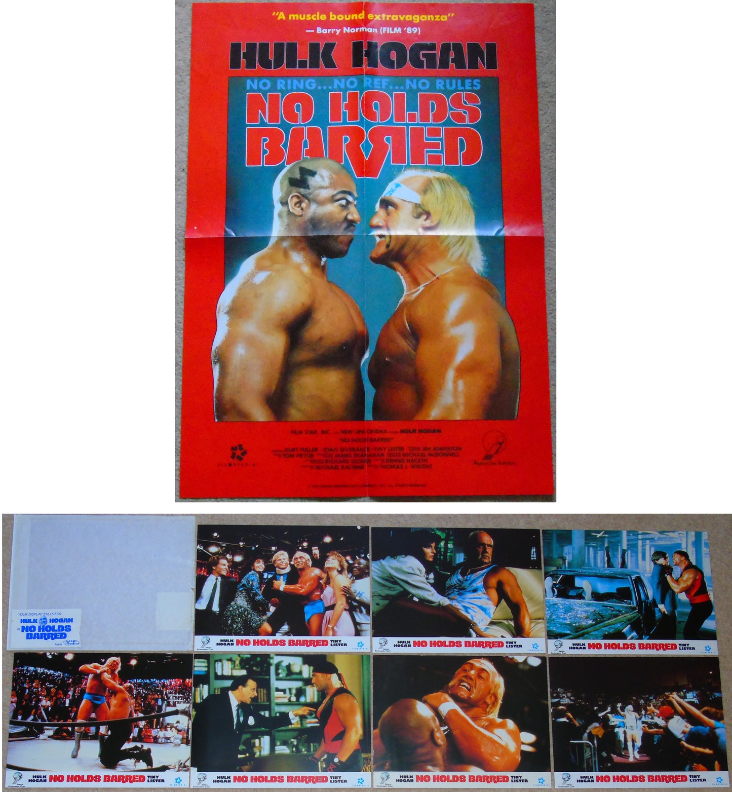 No Holds Barred WWF WWE Wrestling Official Movie Promo Photos & Poster
