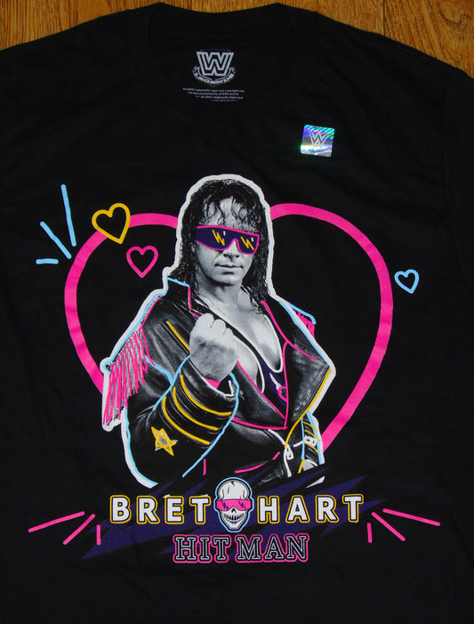 Bret Hitman Hart WWE Small Size Adults T-Shirt