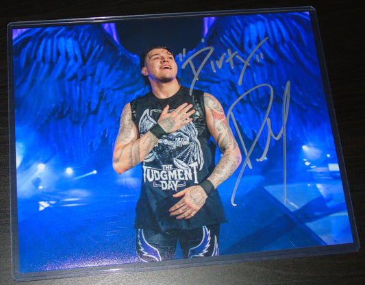 DIRTY DOM MYSTERIO SIGNED WWE WRESTLING 8"x10" PHOTO