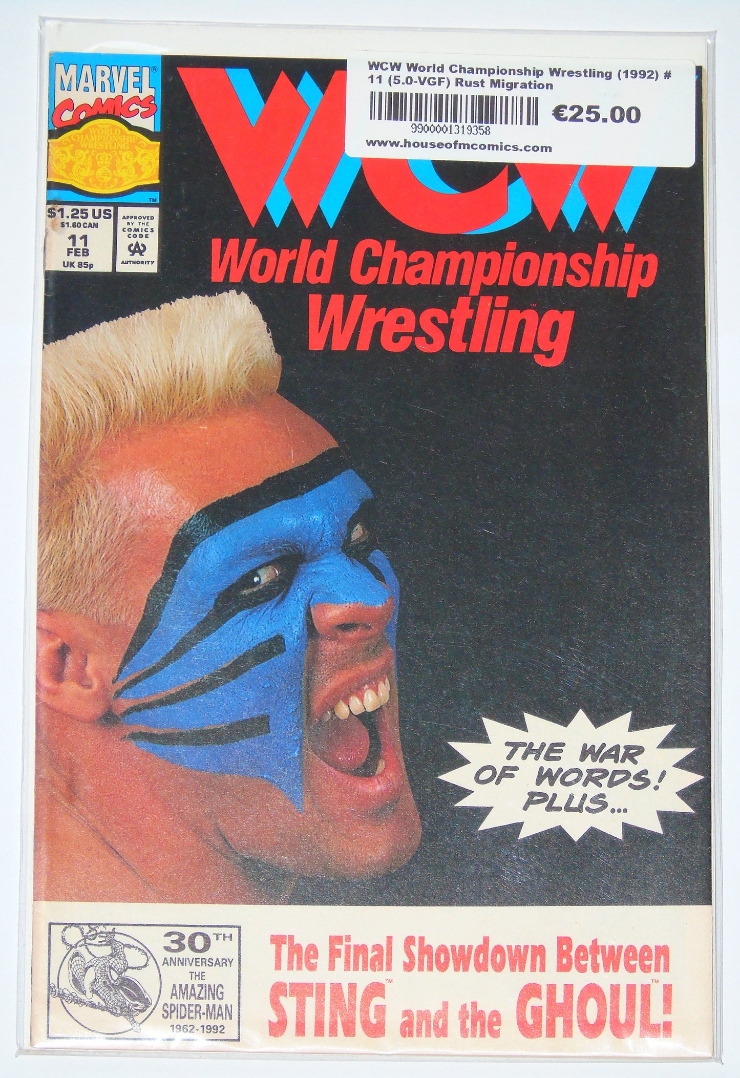 WCW WRESTLING MARVEL COMICS COMPLETE SET ISSUES 1-12