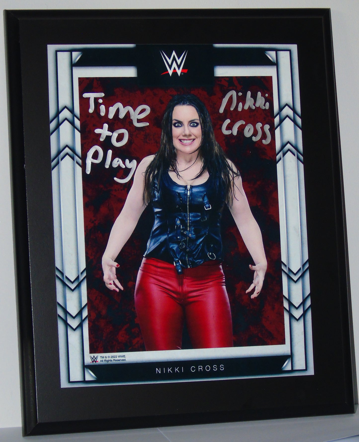Nikki Cross WWE Wrestling Signed Plaque