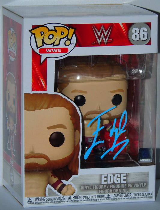 Edge WWE Funko Pop! Vinyl Signed Figure