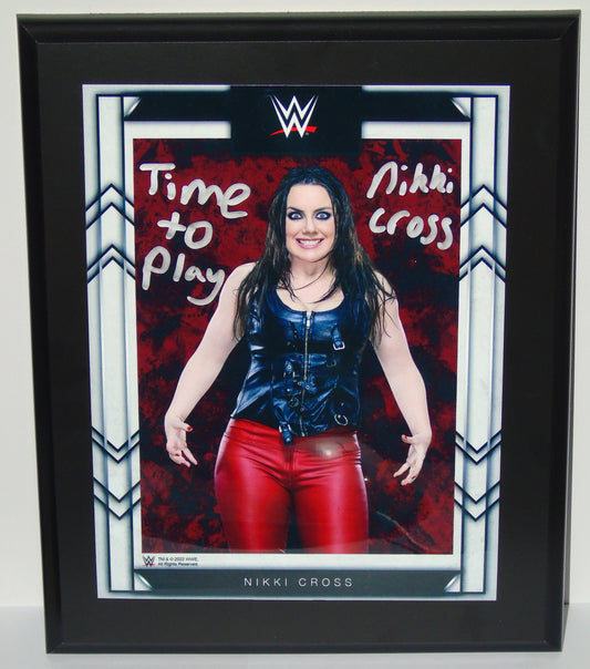 Nikki Cross WWE Wrestling Signed Plaque