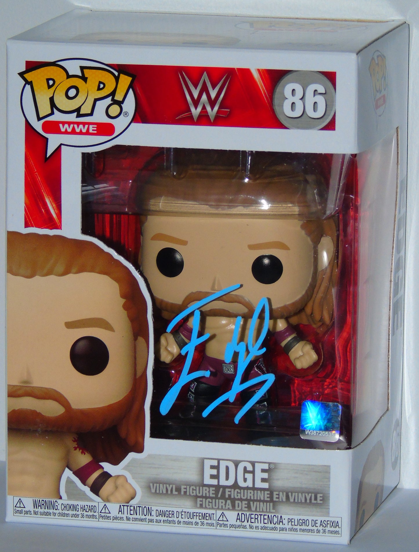 Edge WWE Funko Pop! Vinyl Signed Figure