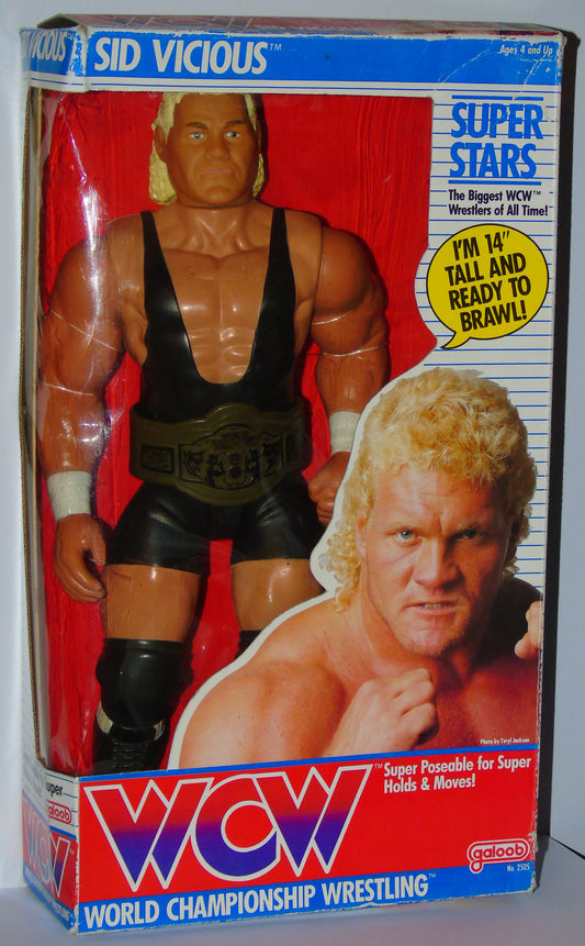 Sid Vicious WCW Galoob 14" Boxed Wrestling Figure
