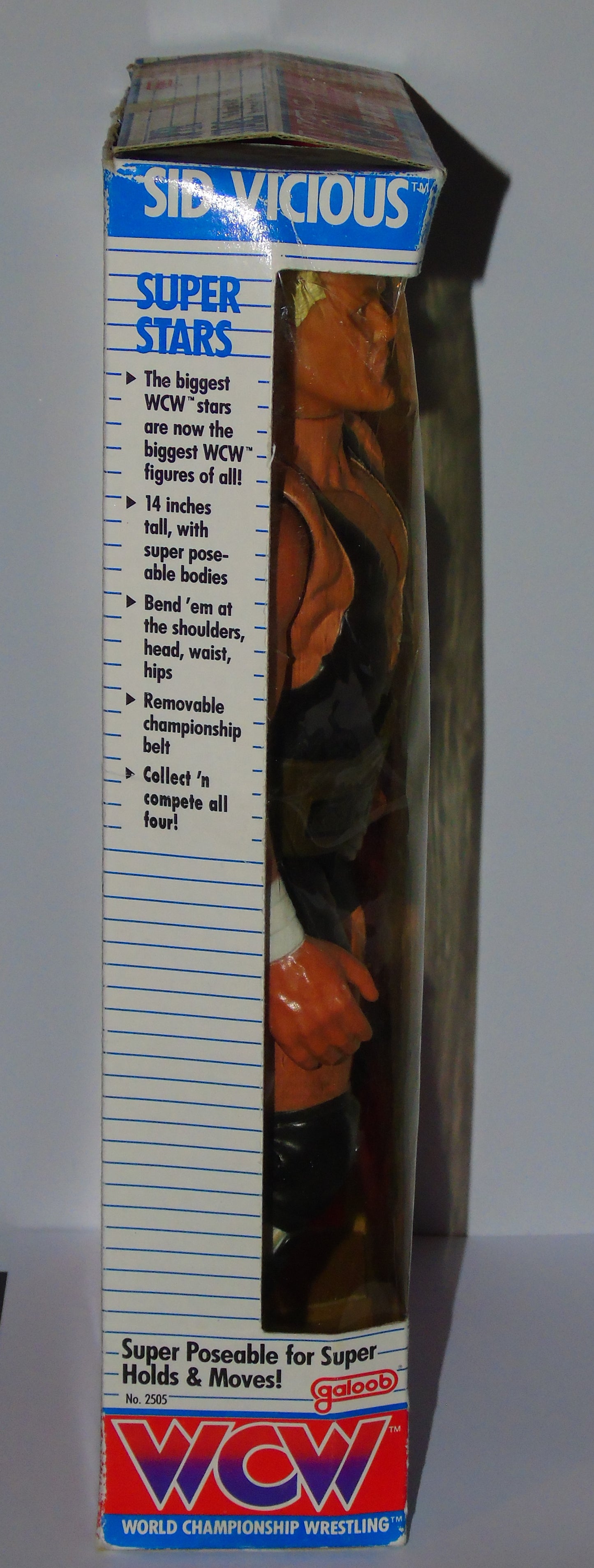 Sid Vicious WCW Galoob 14" Boxed Wrestling Figure