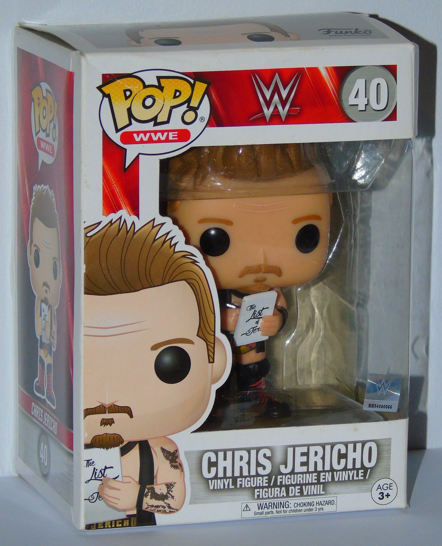 Chris Jericho WWE Wrestling Funko Pop! Vinyl Figure