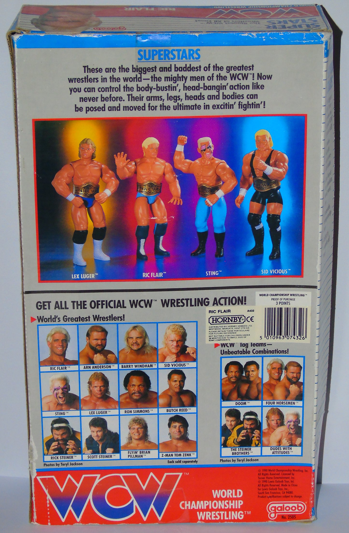 Nature Boy Ric Flair WCW Galoob 14" Boxed Wrestling Figure