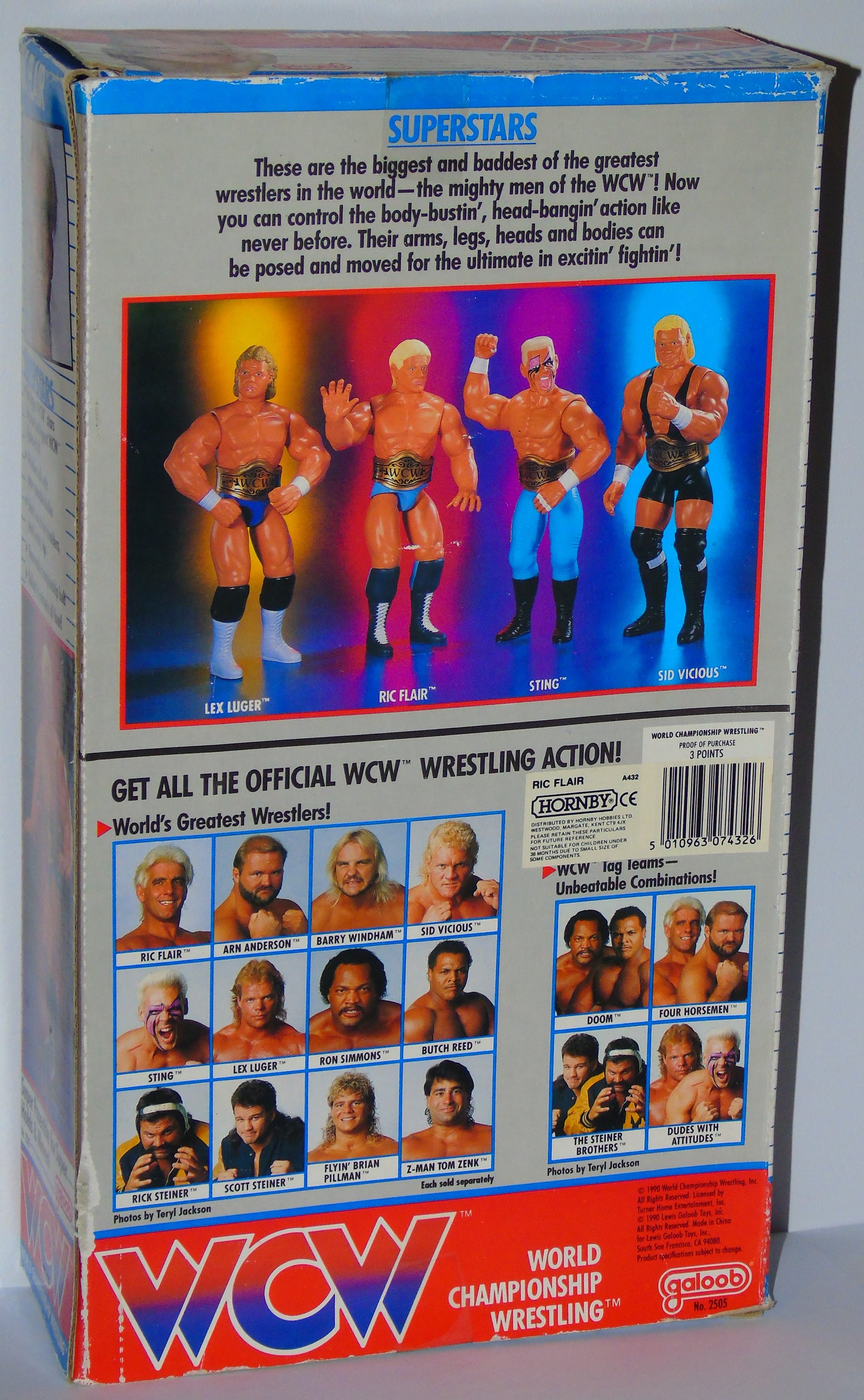Nature Boy Ric Flair WCW Galoob 14" Boxed Wrestling Figure