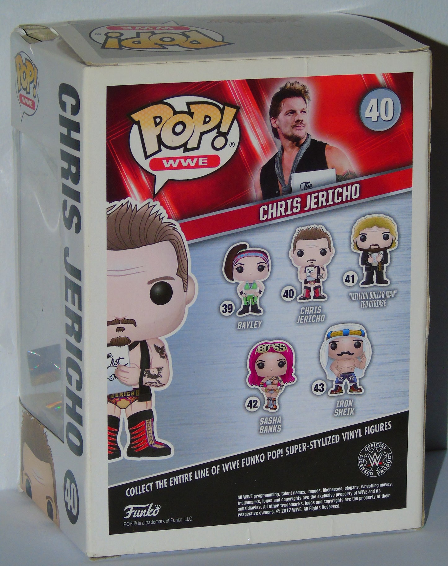Chris Jericho WWE Wrestling Funko Pop! Vinyl Figure
