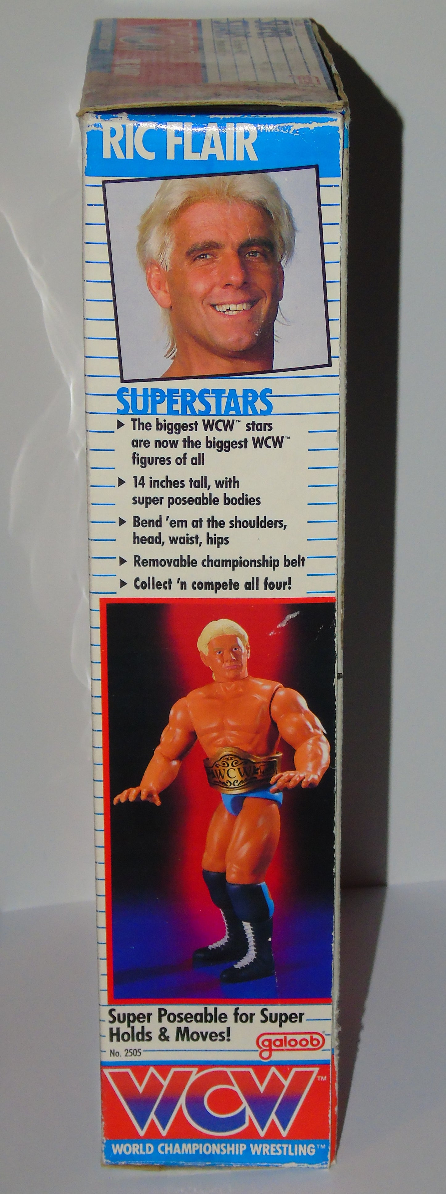 Nature Boy Ric Flair WCW Galoob 14" Boxed Wrestling Figure