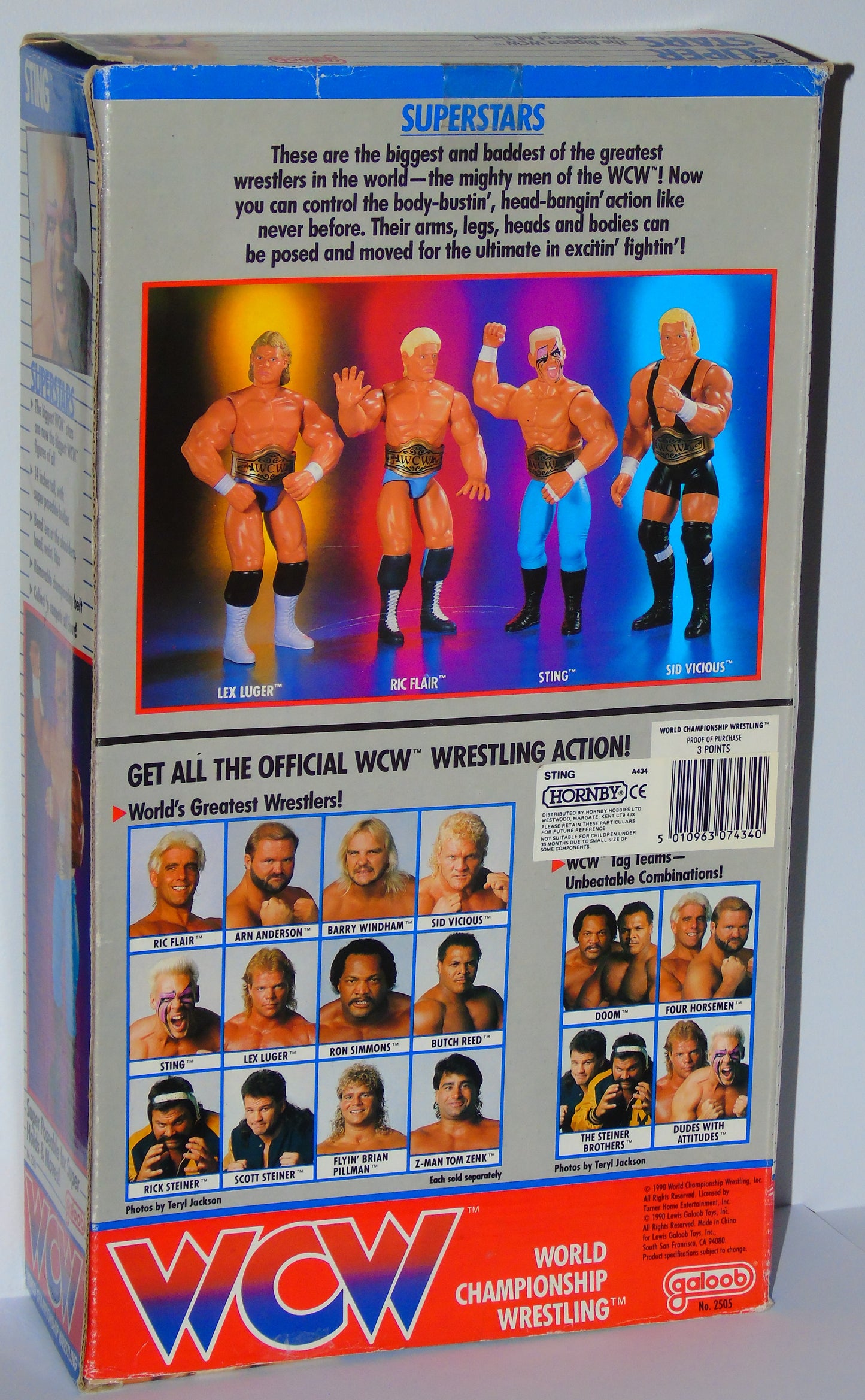 Sting WCW Galoob 14" Boxed Wrestling Figure