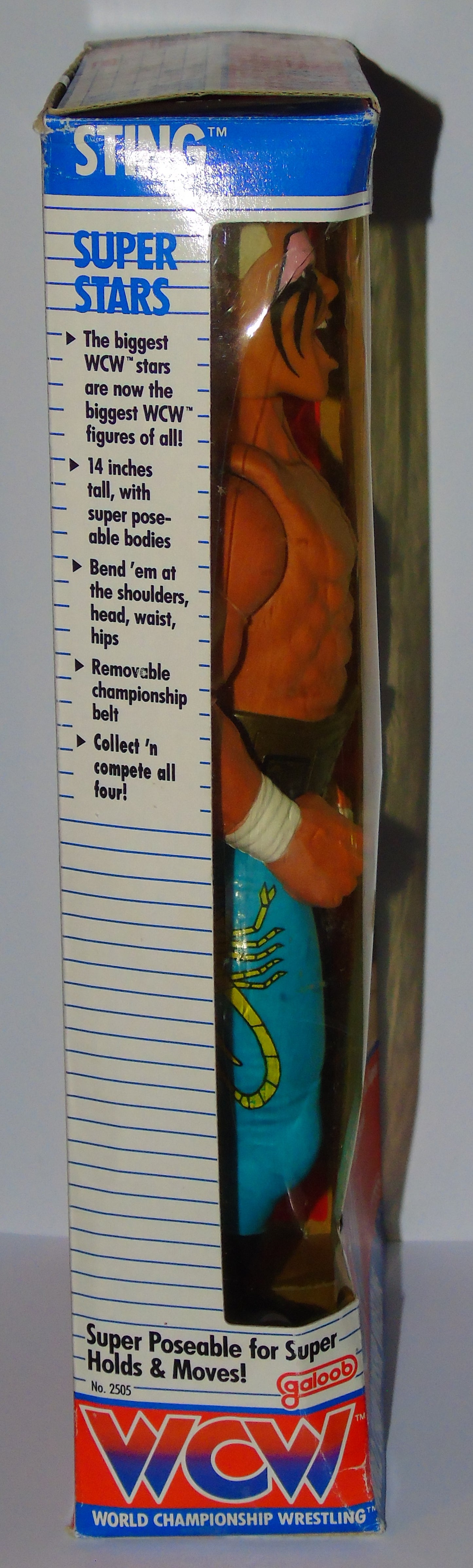 Sting WCW Galoob 14" Boxed Wrestling Figure