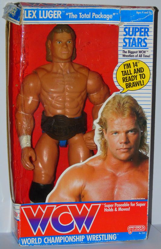 The Total Package Lex Luger WCW Galoob 14" Boxed Wrestling Figure