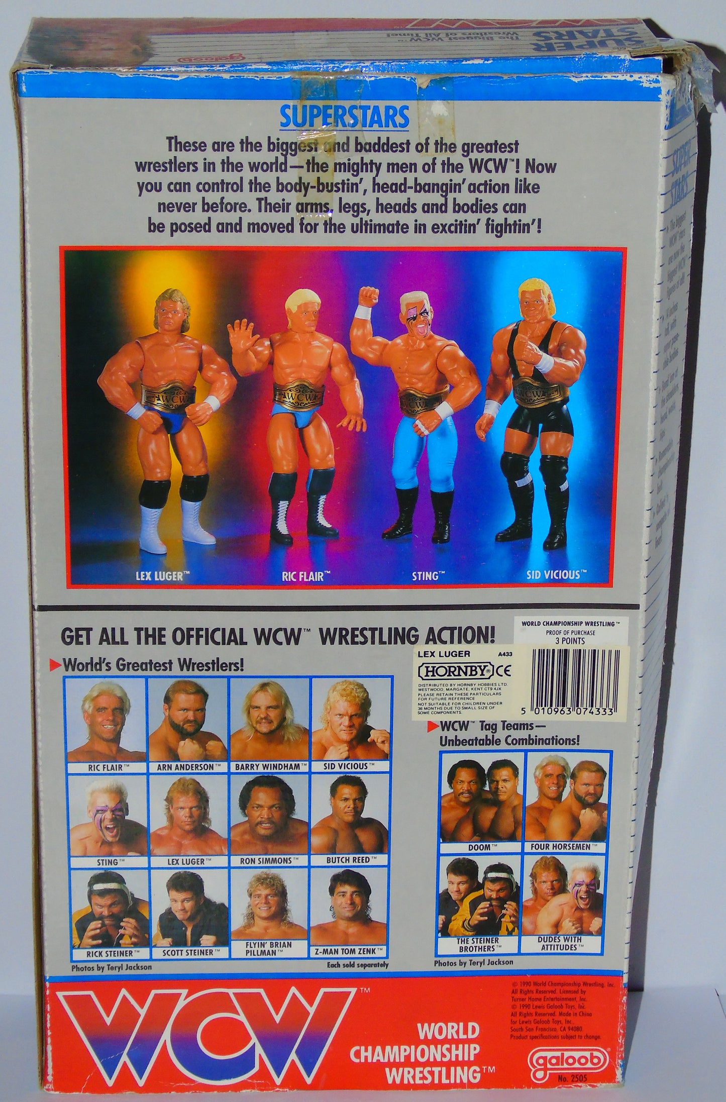 The Total Package Lex Luger WCW Galoob 14" Boxed Wrestling Figure